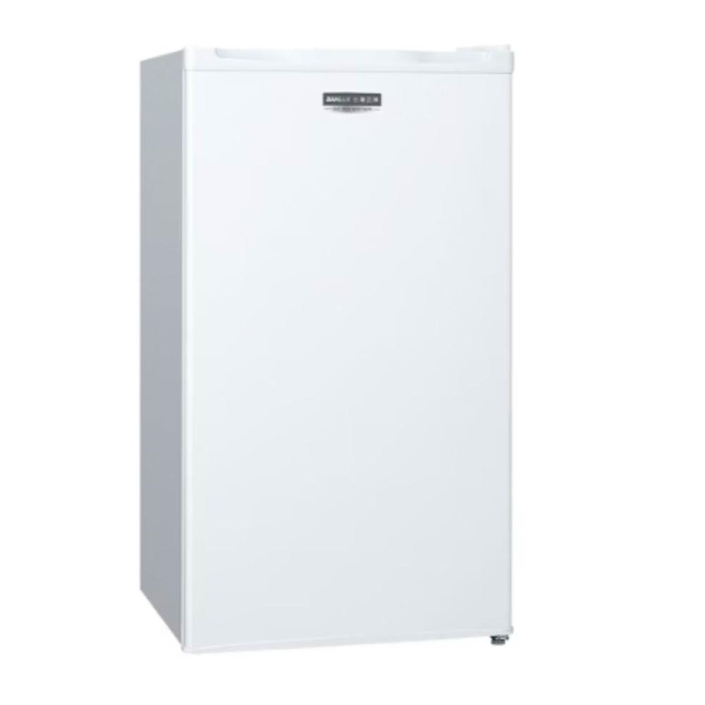 SANLUX台灣三洋 SR-V97A SANLUX臺灣三洋 SR-V97A 單門冰箱,97公升容量適合小家庭使用,直驅變頻馬達運轉安靜省電,採用環保R600a冷媒,能源效率第1級並獲節能標章認證。尺寸寬47.2cm x 深45cm x 高86cm,白色系設計簡約大方,右開門方便擺放。含基本安裝服務,全機及壓縮機保固1年,BSMI許可字號R31005,中國製造品質保證,是小空間的最佳選擇。