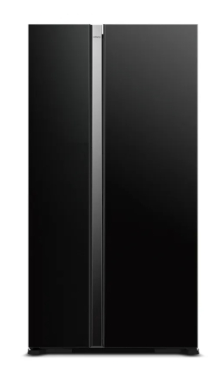 【HITACHI 日立】原廠控價 私訊我更便宜 RS600PTW-GBK 595公升 變頻琉璃對開冰箱-琉璃黑 (含基本安裝)