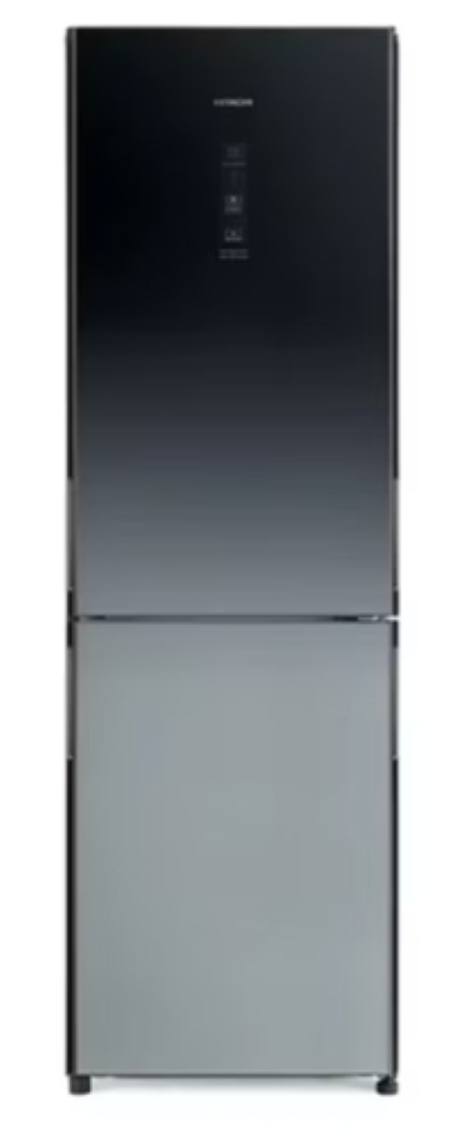 【HITACHI 日立】原廠控價 私訊我更便宜 HRBN5366DFL-XGRTW 313L 變頻雙門左開冰箱-漸層琉璃黑 (含基本安裝)