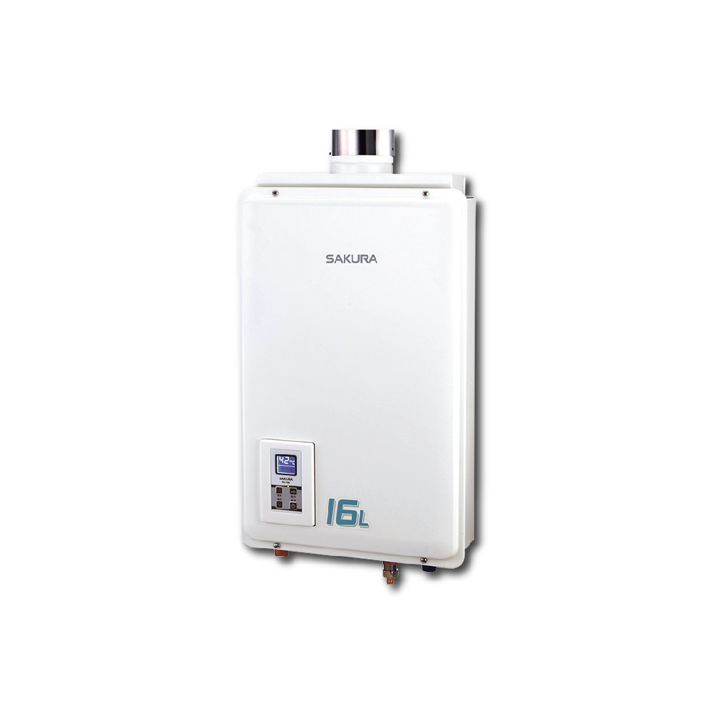 【SAKURA 櫻花】【免費申請補助】SH1680 16L 供排平衡智能恆溫熱水器【省錢王居家生活館】