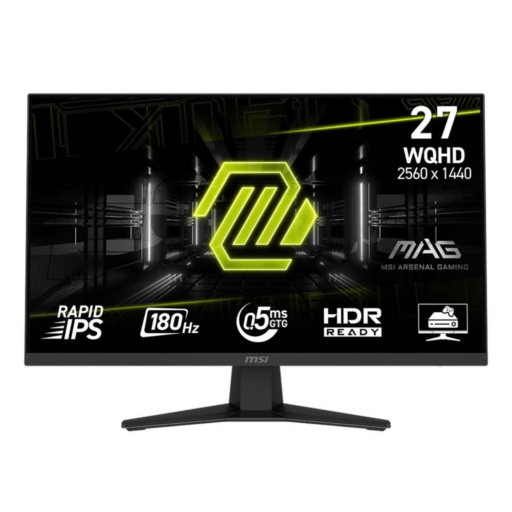  MSI 微星 274QF 採用 IPS 面板，提供 27 吋平面螢幕與 2560x1440 2K 解析度，支援 240Hz 高更新率，適合電競玩家。內建 HDMI 輸入介面，無 HDR 設計，帶來流暢視覺體驗與精準色彩表現，是電競與工作的最佳選擇。 