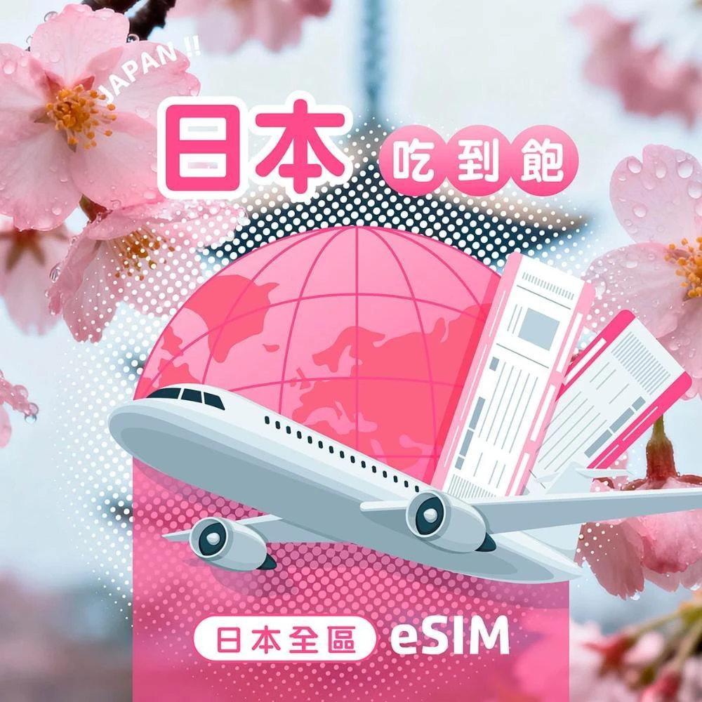 【AIC】AIC eSIM卡+日本 eSIM【超值組】不限流量吃到飽 (免換卡/雙機可用/熱點分享/ChatGPT)