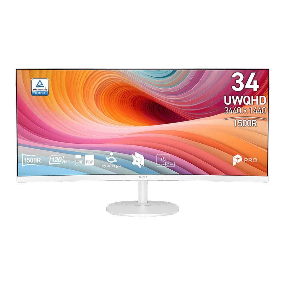 【MSI 微星】PRO MP341CQW E12 曲面 美型螢幕 34型 UWQHD/1500R/120Hz