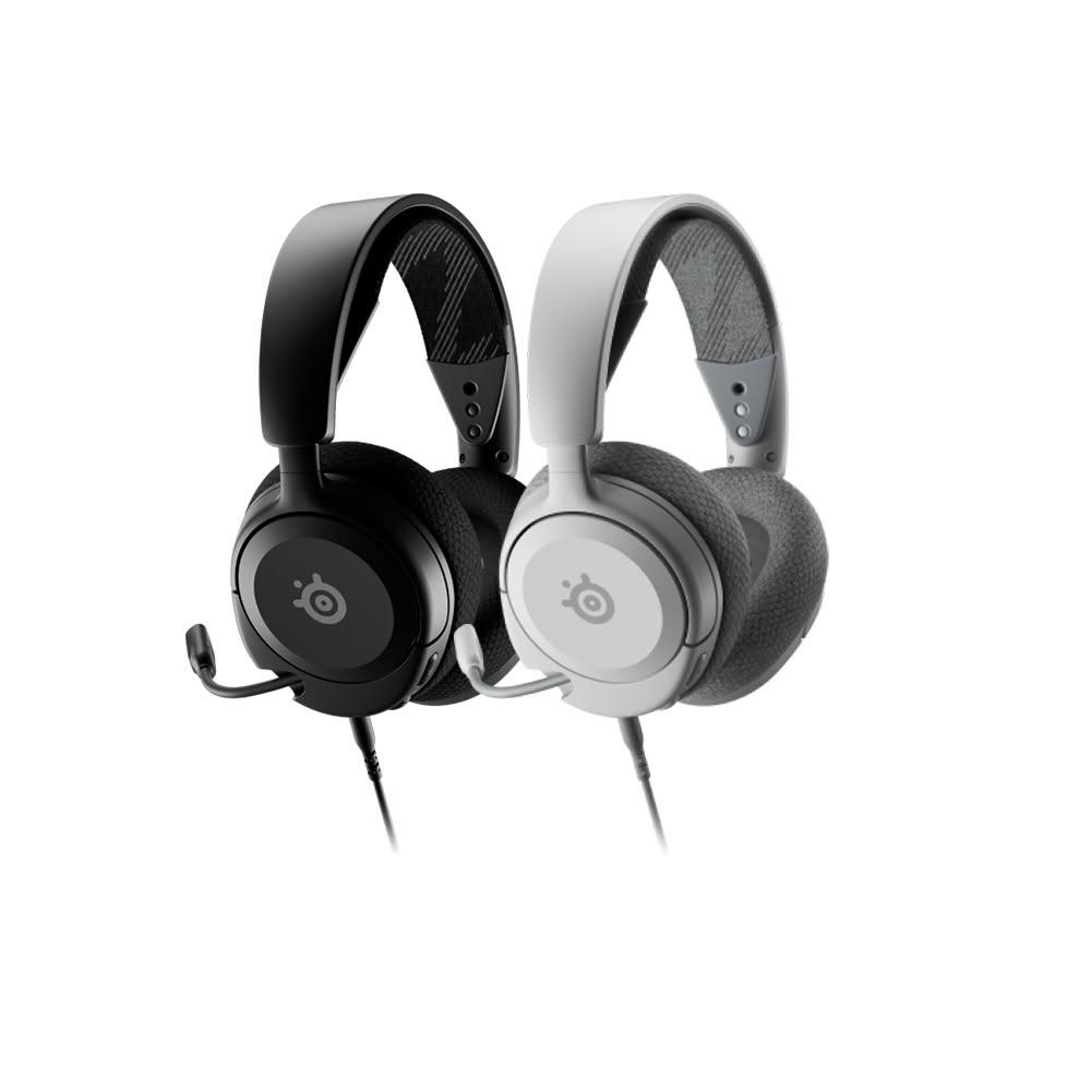 Steelseries賽睿 Arctis Nova 1 Steelseries 賽睿 Arctis Nova 1 是一款專業有線電競頭戴式耳機,採用 3.5mm 輸入端子,內建高品質麥克風,適合 Windows、MAC、iOS、Android、Linux 等多平臺使用。黑色系純色設計,重量僅 554g,輕盈舒適,專為遊戲玩家打造,提供沉浸式音效與清晰通訊。產地中國,一年保固,通用線控相容,完美提升您的電競體驗。