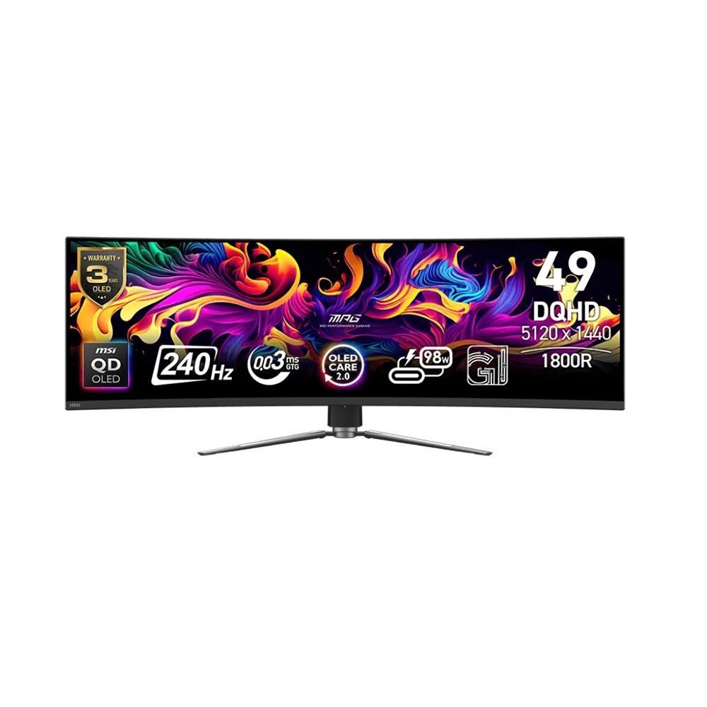 MSI 微星 MPG 491CQPX QD-OLED 曲面電競螢幕 49吋 240Hz DQHD 0.03ms HDR