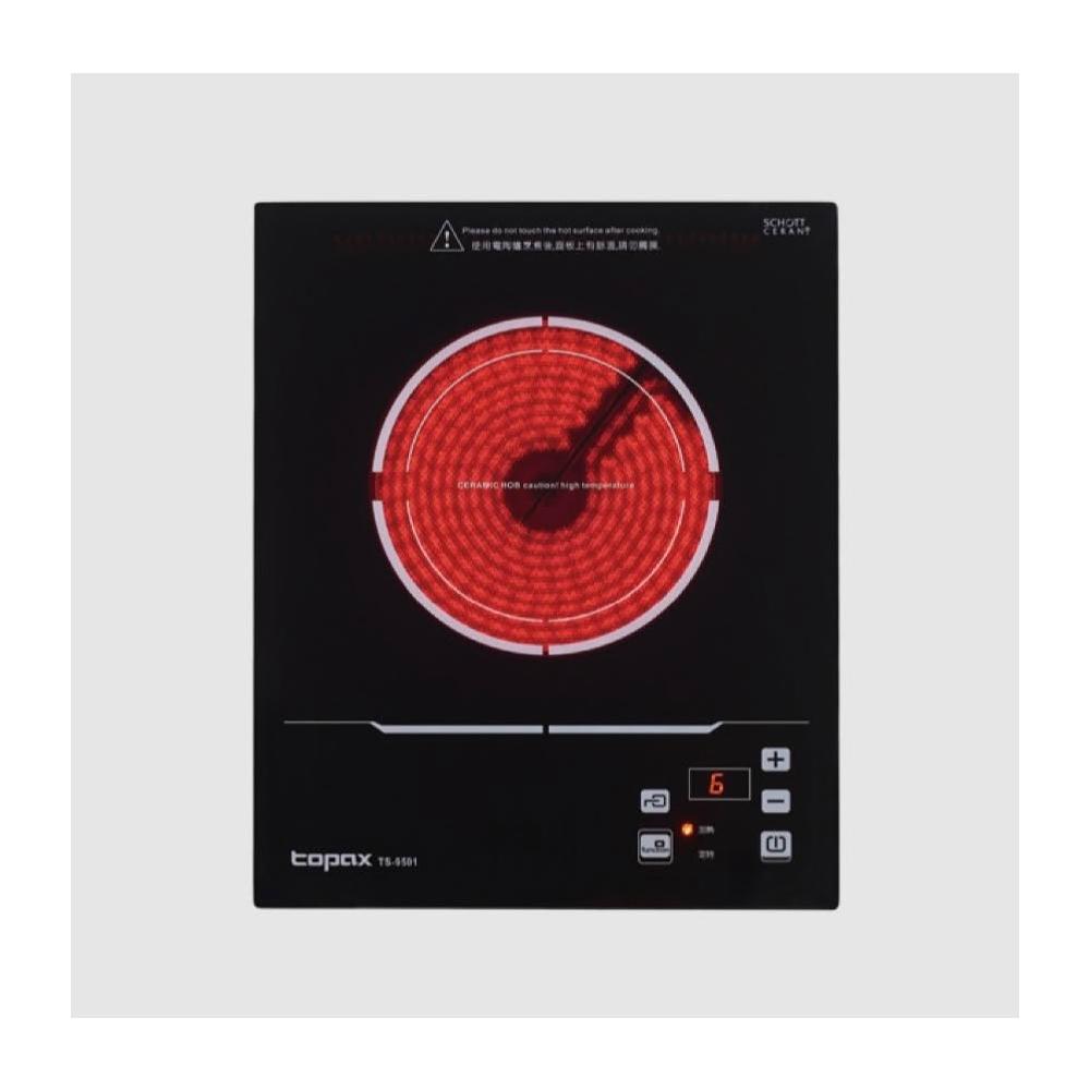 【莊頭北】TS-9501 單口電陶爐 德國EGO陶瓷爐心 德國SCHOOT面板 觸控式6段加熱棤模式