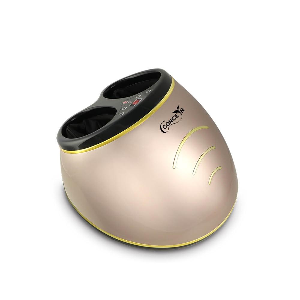 【Concern 康生】6D時尚耀眼頂級氣壓式美型按摩腳機(CM-716)玫瑰金｜下班舒壓必備神器