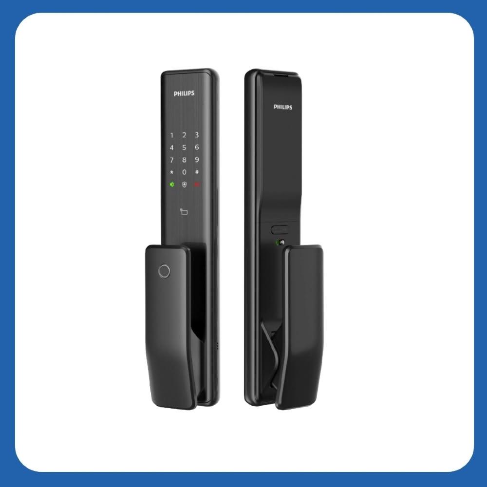 【Philips 飛利浦】WIFI 版 ALPHA 智能門鎖/電子鎖 (指紋│卡片│密碼│鑰匙│WIFI/含安裝)