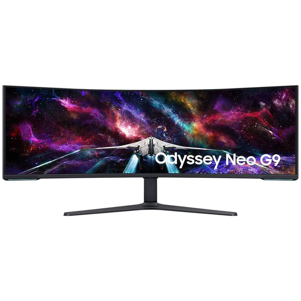 【Samsung 三星】Odyssey Neo G9 S57CG952NC 曲面電競顯示器 專人到府安裝(57型/4K/Mini LED)