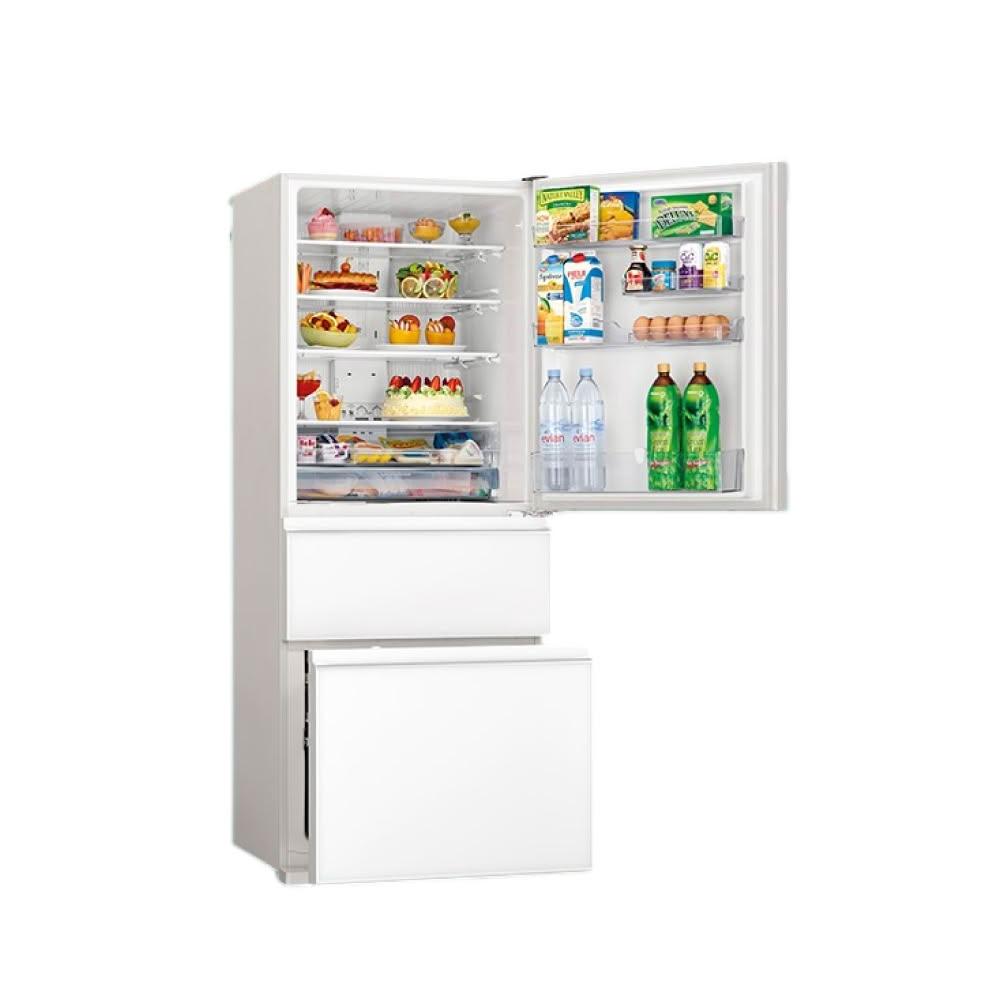 【MITSUBISHI 三菱電機】450(L) 1級變頻3門電冰箱 MR-CGX45EP 純淨白 送基本安裝【贈2合1冷暖扇】