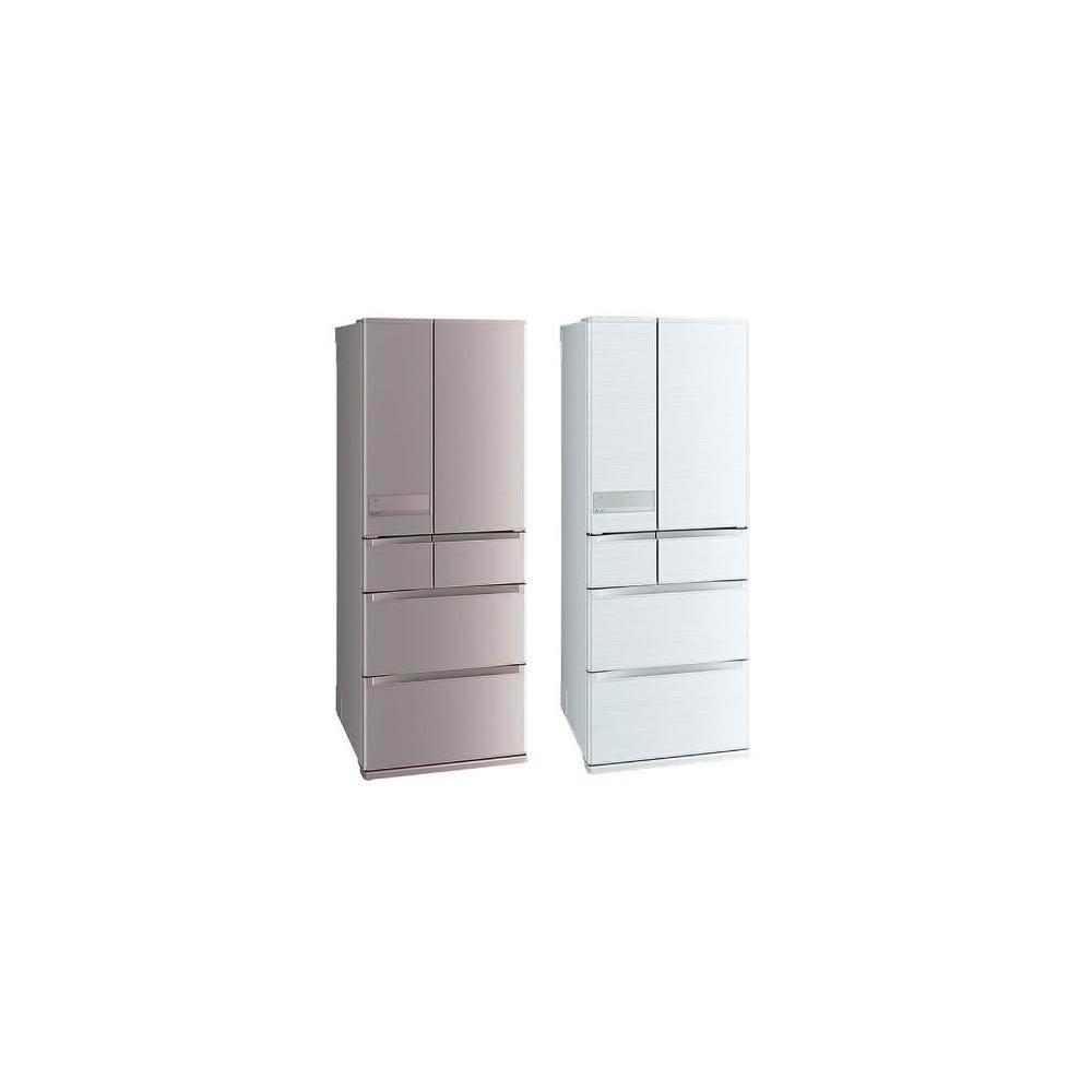 【MITSUBISHI 三菱電機】MR-JX61C-W-C/C1 605L 日製六門纖型寬幅變頻冰箱-絹絲白 (含基本安裝)