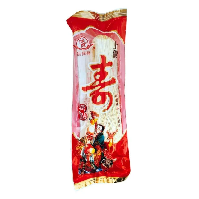 【仙桃牌】單把壽麵線 220g 全素 拜拜供品【嘻饈仔現貨】
