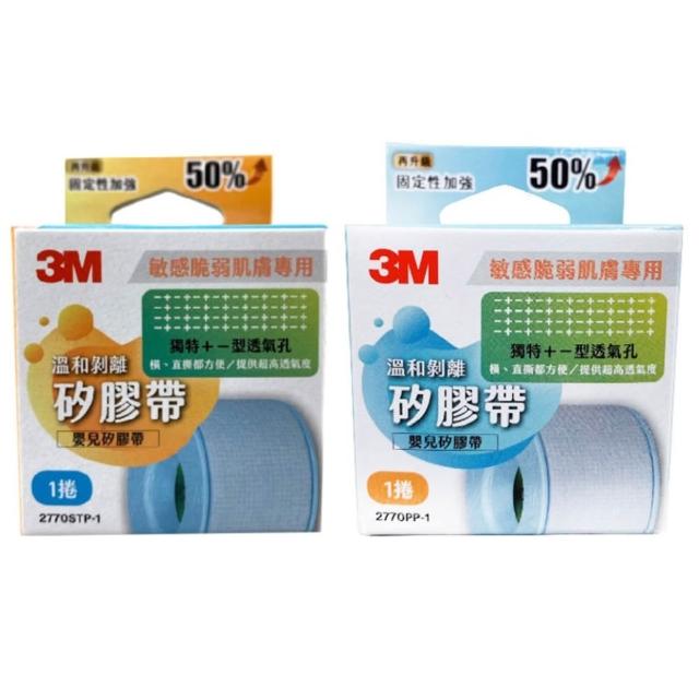 【3M】溫和剝離矽膠帶 1吋x1.37m/5m (低敏 透氣膠帶)