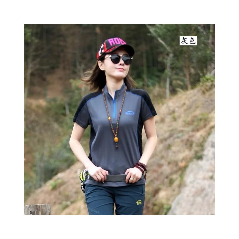 【JP】JP-女款短袖排汗衫 運動透氣短袖 吸濕排汗 運動上衣 女款短袖