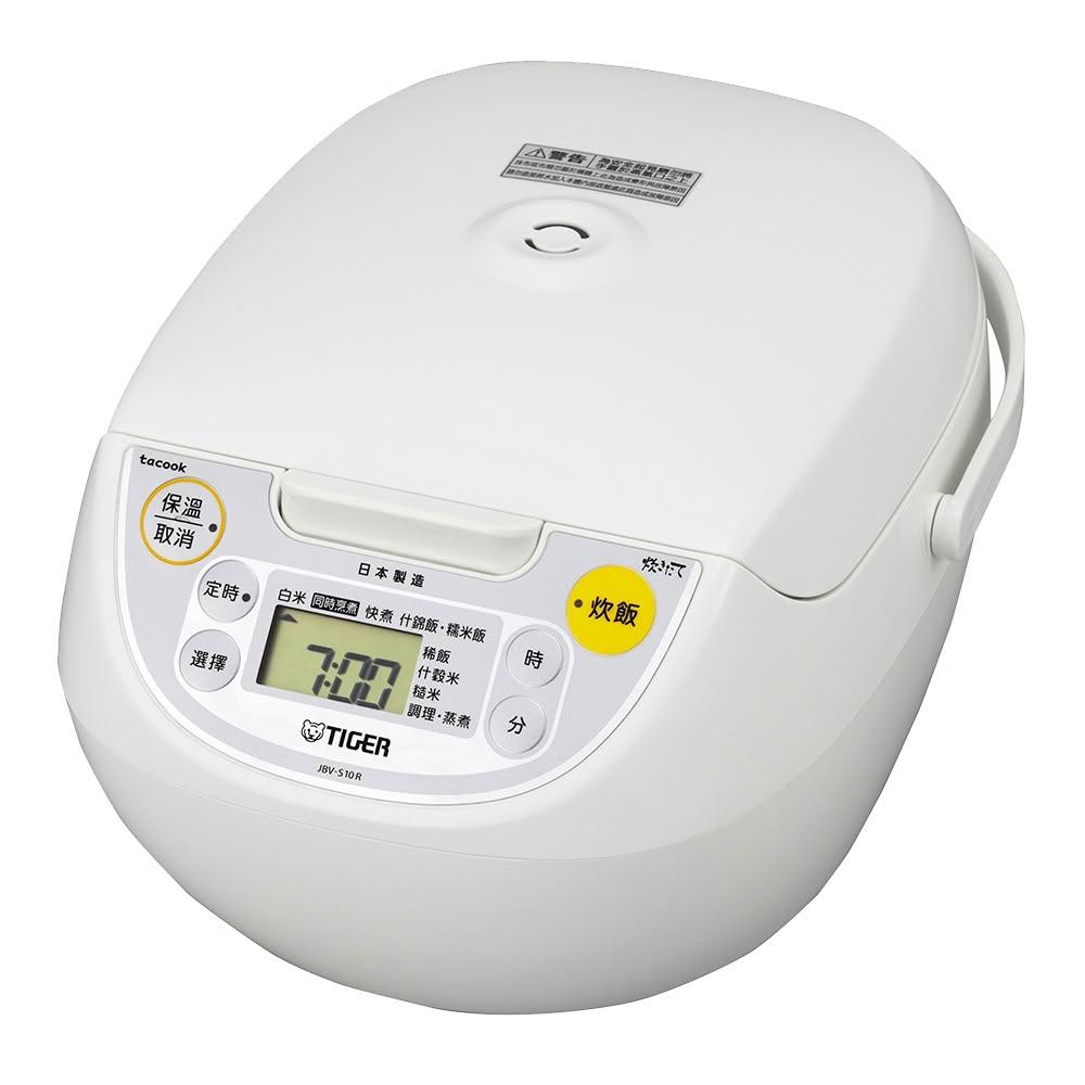 【TIGER 虎牌】6人份日本製微電腦炊飯電子鍋 JBV-S10R