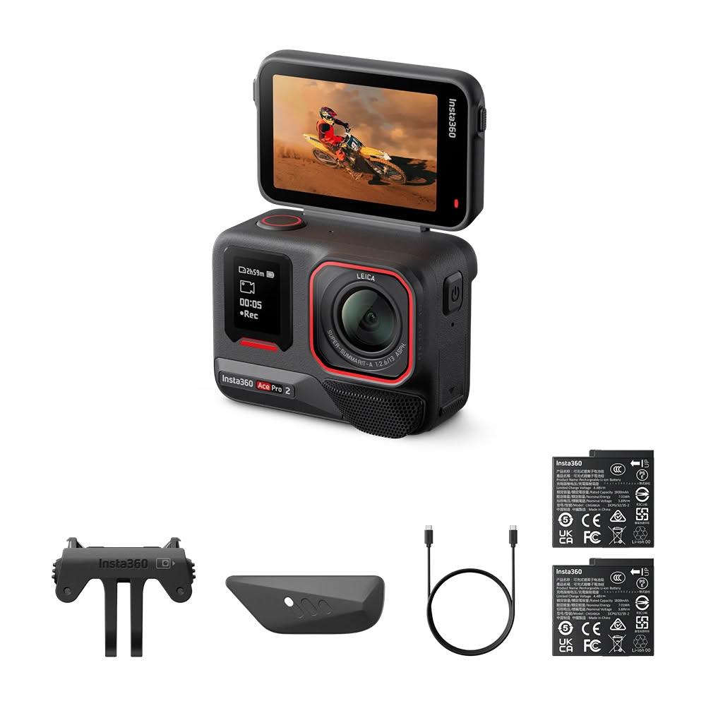 【Insta360】Insta360【Ace Pro 2 影像大師套裝】AI雙晶片 8K廣角運動相機 原廠公司貨 徠卡 Leica 潛水相機