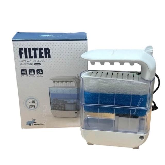循環造浪 ● 低水位過濾器  含濾材最新款 烏龜過濾器 水龜盒 烏龜缸 烏龜 烏龜過濾 低水位過濾器