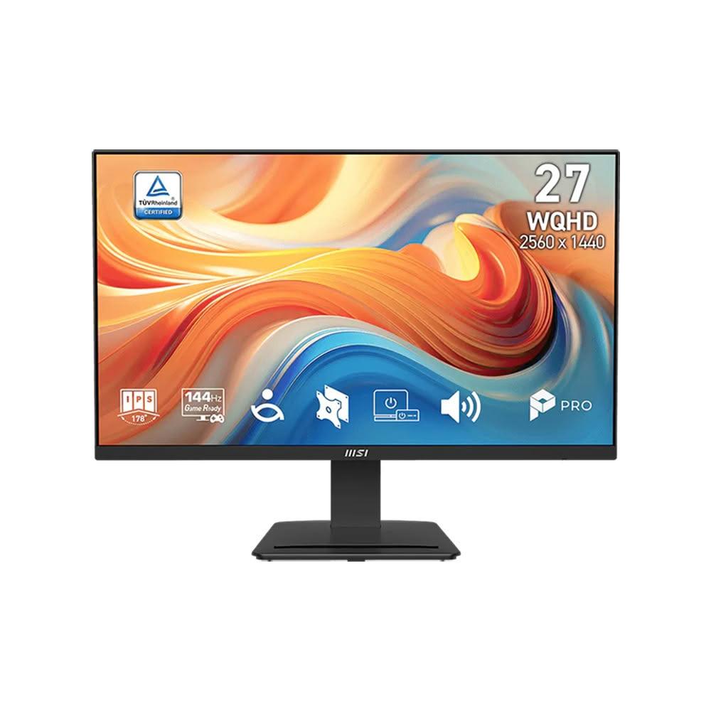 【MSI 微星】PRO MP273Q E14 黑色 護眼商用螢幕 27型 2K/IPS/144Hz/內建喇叭