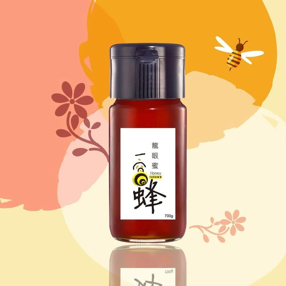 【阿公養的一窩蜂】龍眼蜂蜜700g(100%純蜂蜜)
