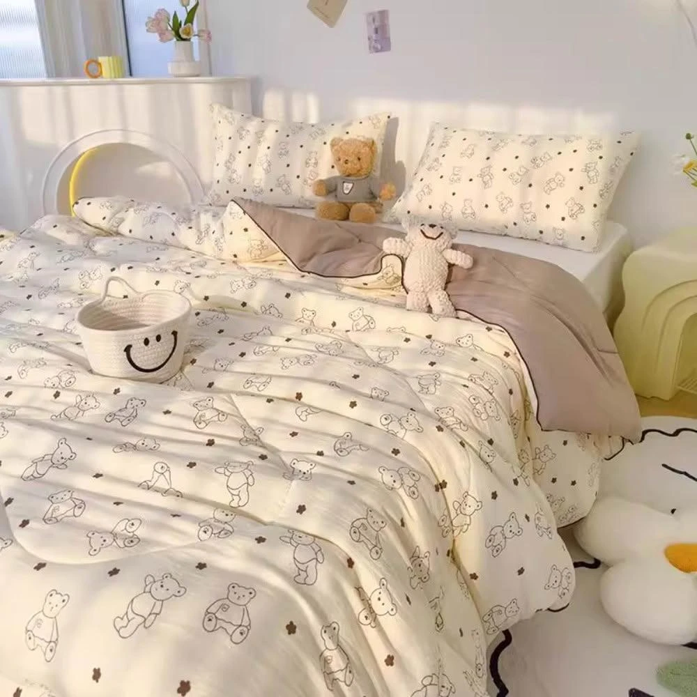 【Arvo Home 蒔桄家居】親膚雙層紗四季被-雙人/加大(可水洗夏被 輕薄被 兩用被 涼被 柔軟棉被 童被 二重紗透氣被 涼被 四季被 空調被)