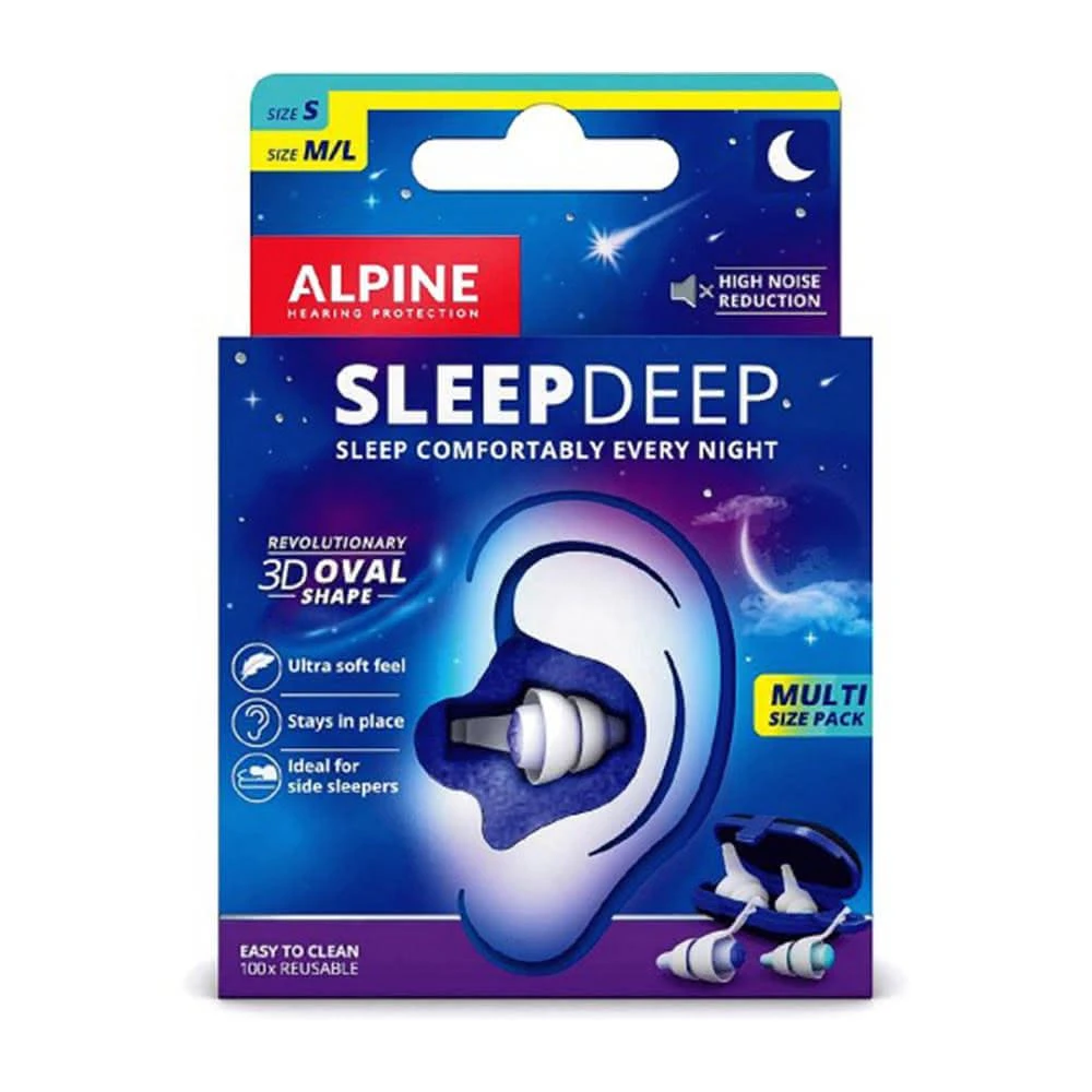 【ALPINE】超值組 SLEEPDEEP 加強版 睡眠耳塞 睡覺耳塞 防打呼 無痛耳塞 隔音耳塞 軟耳塞 耳塞 樂器用(睡眠耳塞)