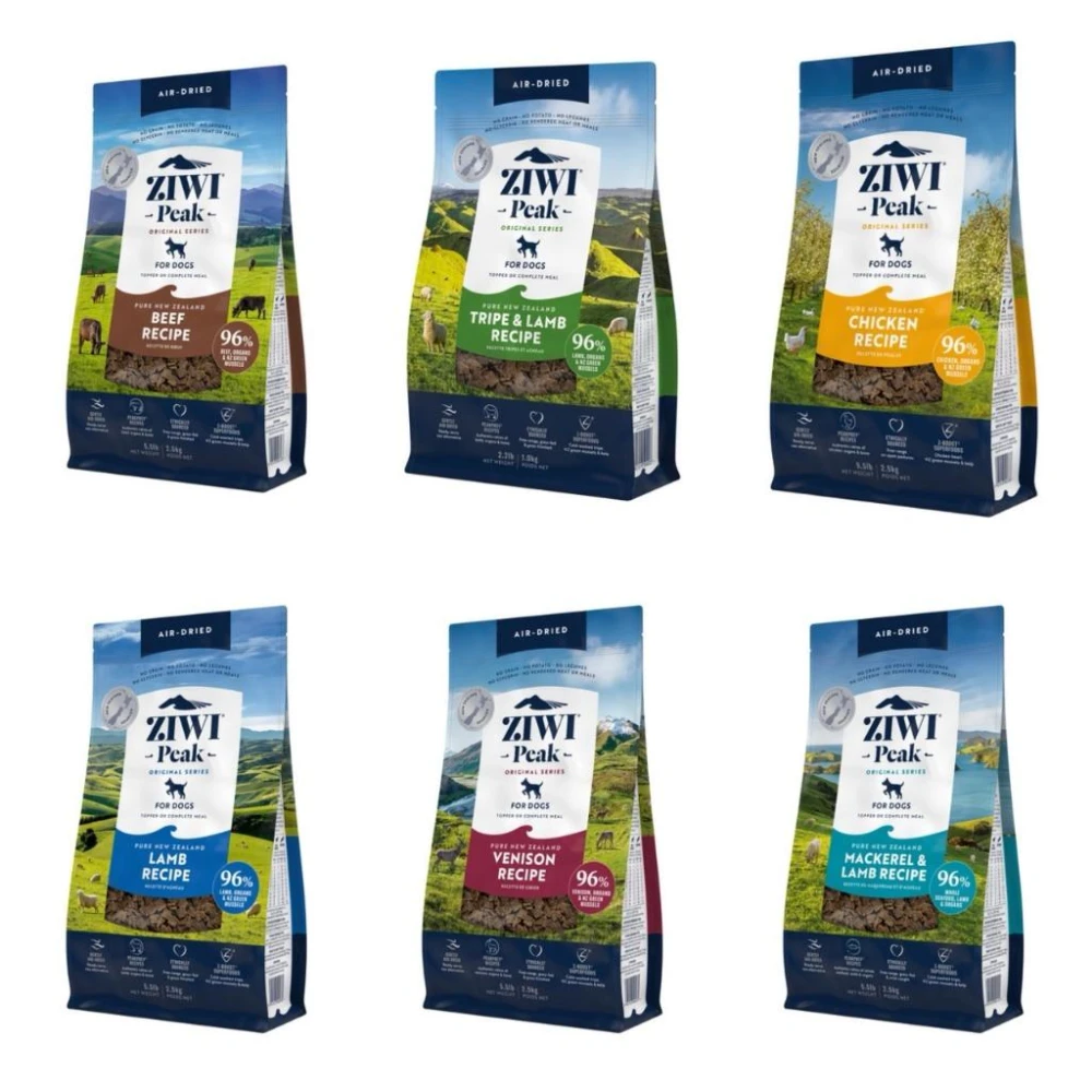 【ZIWI 巔峰】【ZIWI滋益巔峰】經典系列96%鮮肉狗糧 1kg 2.5kg 4kg 風乾肉片 狗飼料 紐西蘭原裝