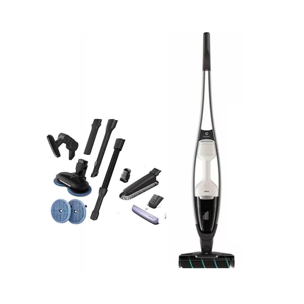 【Electrolux 伊萊克斯】 Electrolux 伊萊克斯三合一直立濕拖吸塵器(EFS71425WH 珍珠白)