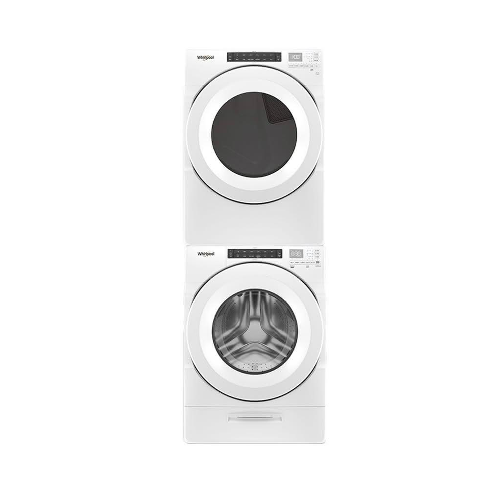 【Whirlpool 惠而浦】8TWFW5620HW 17公斤洗衣機 + 8TWGD5620HW 16公斤乾衣機可堆疊