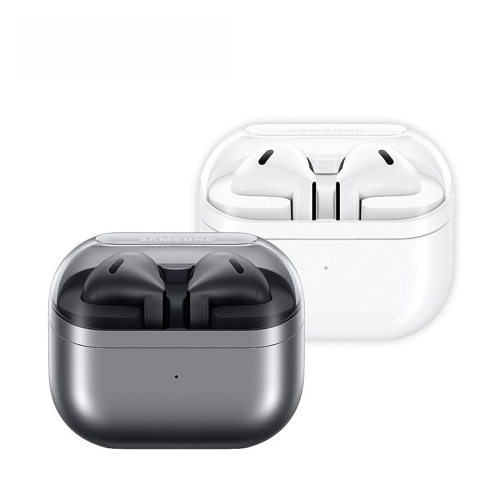  SAMSUNG 三星 Galaxy Buds3 藍芽耳機，採用耳塞式設計，適合一般使用與運動場合。內建麥克風，支援 Android 作業系統與 TYPE-C 充電，顏色選擇銀河灰或雲朵白。輕巧舒適，提供優異音質與便利連線，一年保固，完美適合日常通勤與戶外活動的無線耳機選擇。 