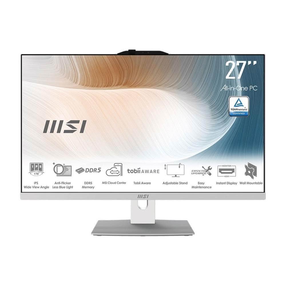 【MSI 微星】Modern AM272P 1M-859TW-SP3 27型 白 特仕機(32G DDR5/1TB PCIE)
