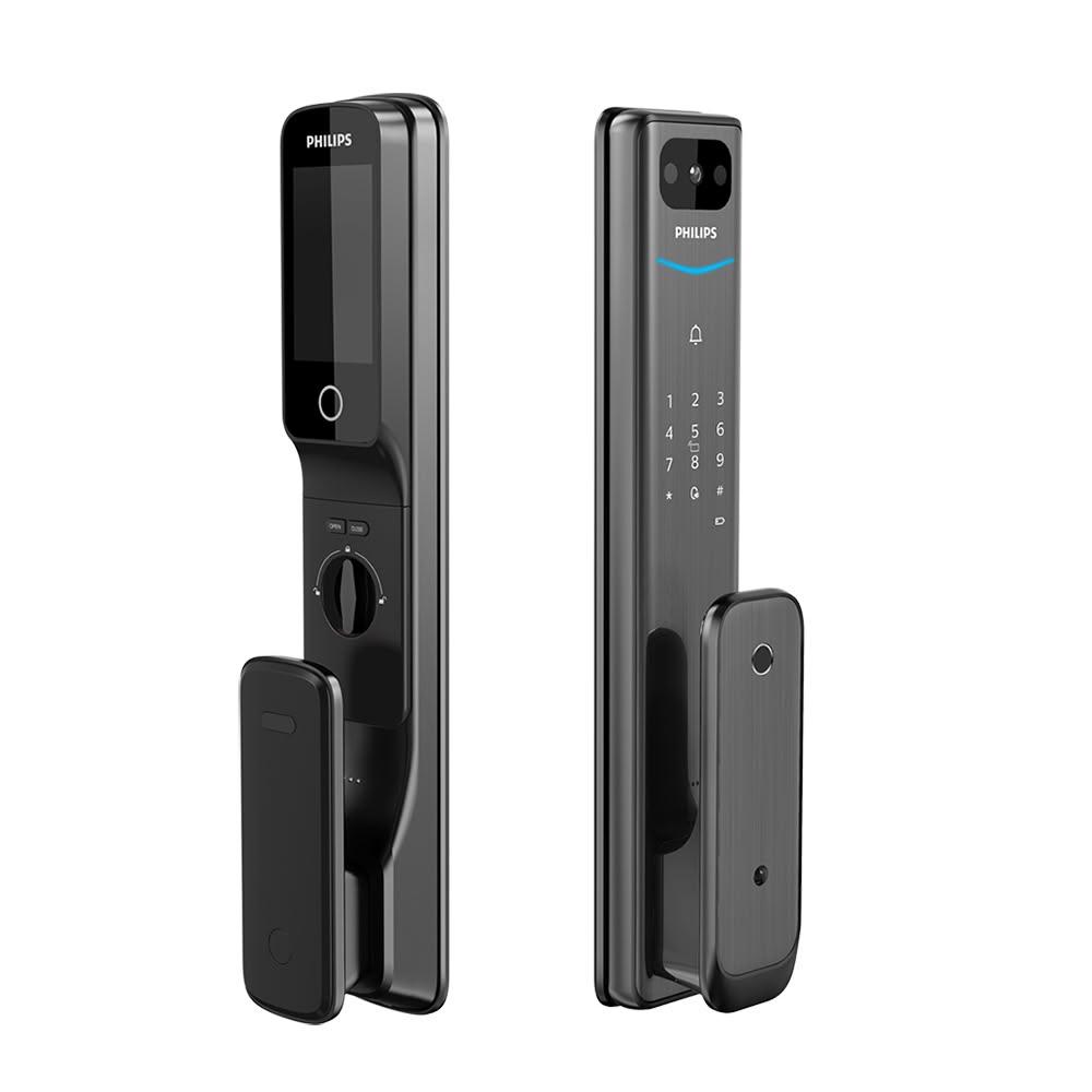 【Philips 飛利浦】公司貨 EasyKey ALPHA-VP 電子貓眼 電子鎖 電子門鎖 指紋 卡片 密碼 鑰匙 WIFI(含基本安裝)