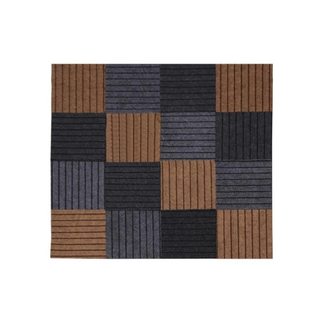 30x30cm 條紋自黏地毯 地板貼 可裁剪 防滑地墊 免膠免釘 DIY地板 租屋神器 拼接地毯