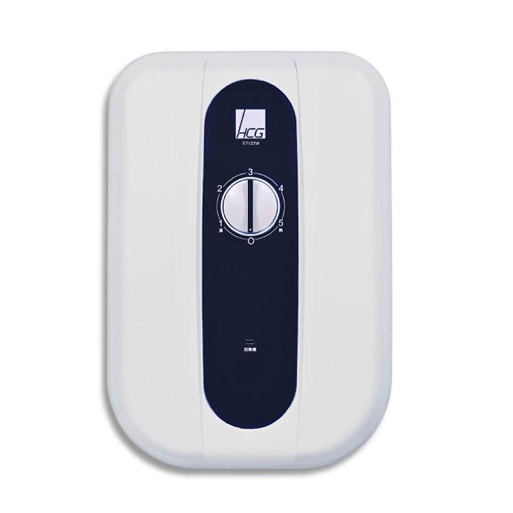 HCG和成 E7120W 和成 HCG E7120W 電熱水器,臺灣原廠製造,採用電能式排氣與機械控溫設計,電熱管加熱方式確保快速供水。熱效率高達96%,尺寸360x250x125mm,重量僅3.5Kg,適閤家庭使用。支援220V電壓,保固1年,提供穩定熱水輸出,讓您輕鬆享受舒適沐浴。BSMI認證,品質可靠,是省電環保的理想選擇。