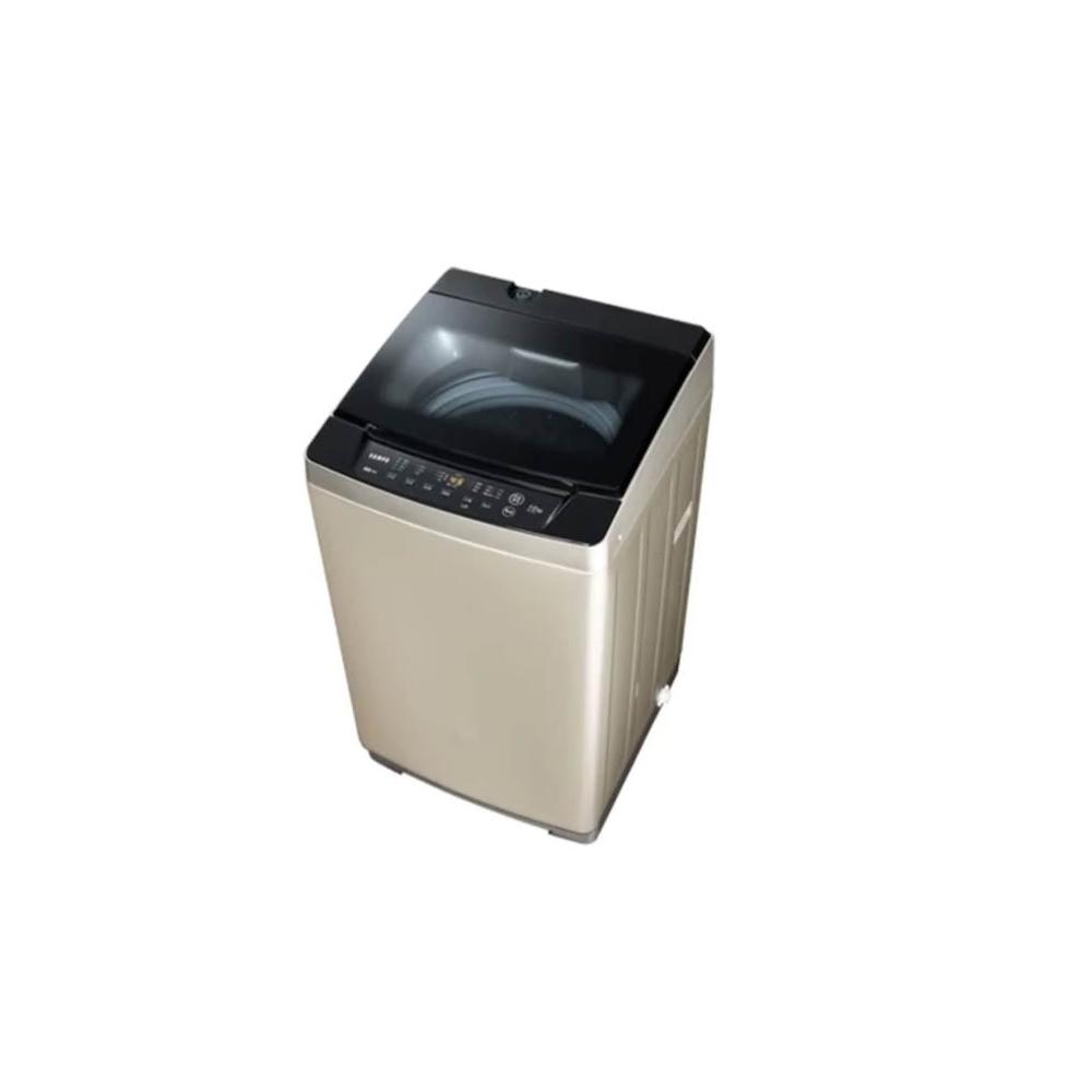 SAMPO聲寶 ES-K10DF SAMPO 聲寶 ES-K10DF 10公斤窄身變頻直立式洗衣機,採用金色系設計,尺寸僅595*1035*607mm,適合小空間家庭。單槽塑鋼材質內槽,變頻馬達提供高效洗淨,支援預約時間功能。全機1年保固、馬達3年保固,具節能標章及金級省水標章認證,110V/60Hz電壓,含基本安裝服務,產地中國。