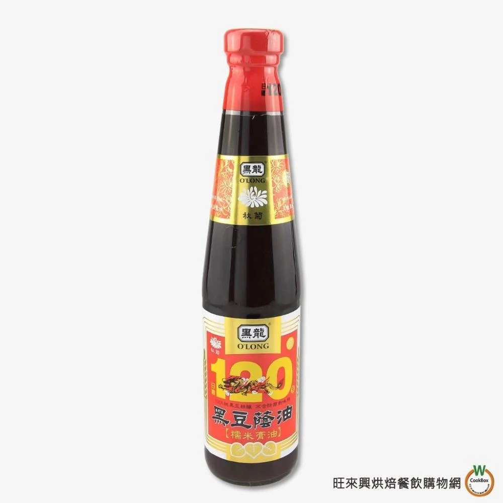 【旺來興烘焙餐飲購物網】黑龍  秋菊 黑豆蔭油 (膏油)  400ml ( 總重 : 800g ) / 罐