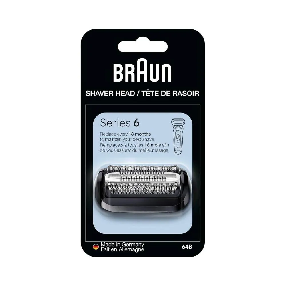 【BRAUN 百靈】德國原廠 百靈新6系列 新5系列   電動刮鬍刀刀網64B 刀網