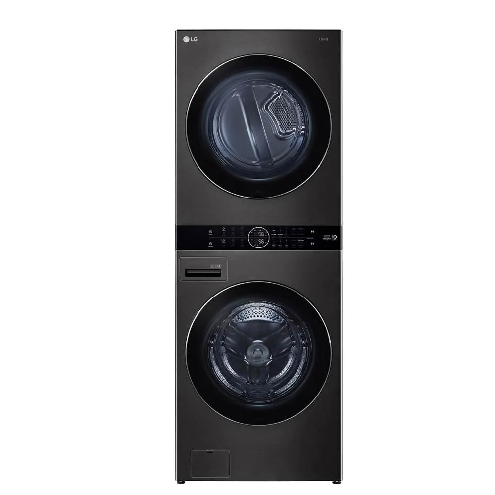 【LG 樂金】WashTower19公斤AI智控黑色洗衣塔洗乾衣機WD-S1916B