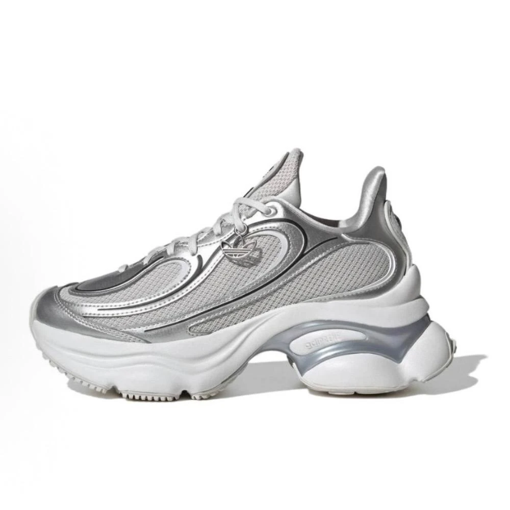 純銀 香合 adidas 愛迪達】adidas originals Ozvenuz W 銀白復古老爹鞋韓系厚底鞋