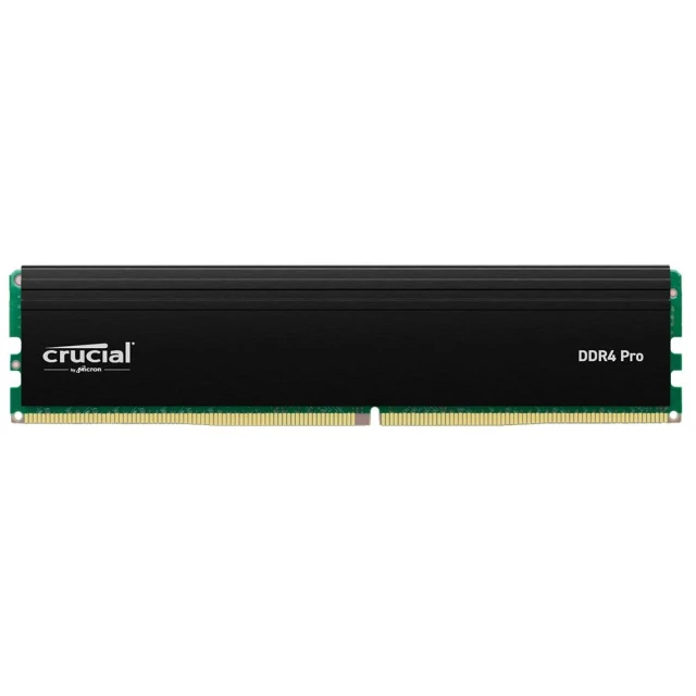 【Crucial 美光】Micron PRO DDR4 3200 16G Bulk 電競黑 桌上型記憶體(支援XMP)【原生顆粒】