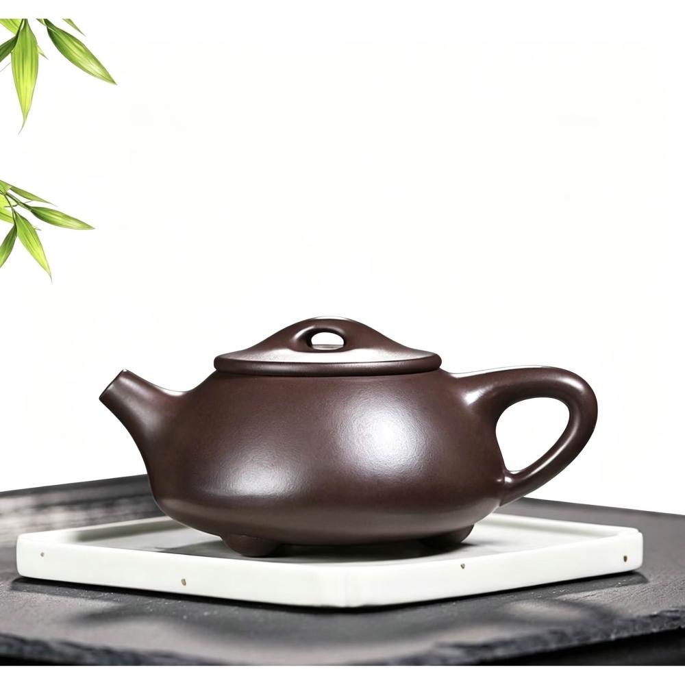 紫砂 石瓢壺 小容量 仿古 單壺 高檔 泡茶器 家用 辦公 送禮品 功夫茶具 茶壺 茶葉