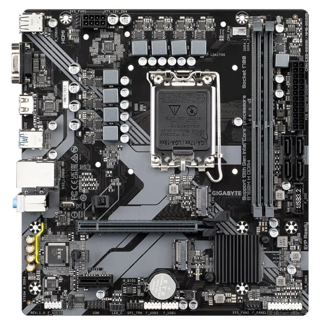 【GIGABYTE 技嘉】B760M-H-DDR4 主機板