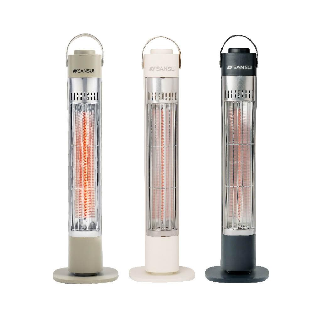 【SANSUI 山水】瞬熱遠紅外線碳素電暖器 贈專屬收納袋 SH-CF400 露營 防護斷電 無段調溫