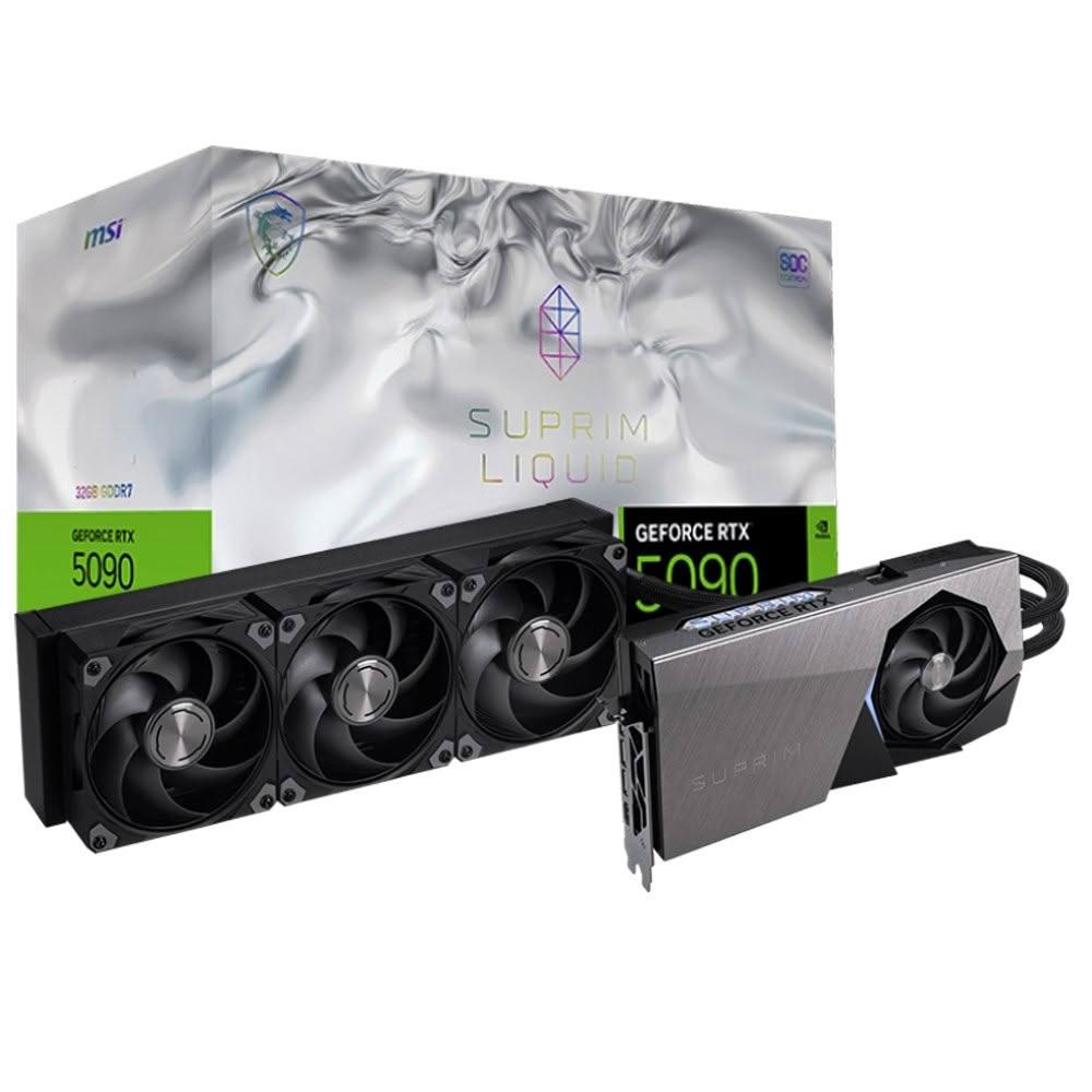 【MSI 微星】RTX 5090 32G SUPRIM LIQUID SOC 顯示卡
