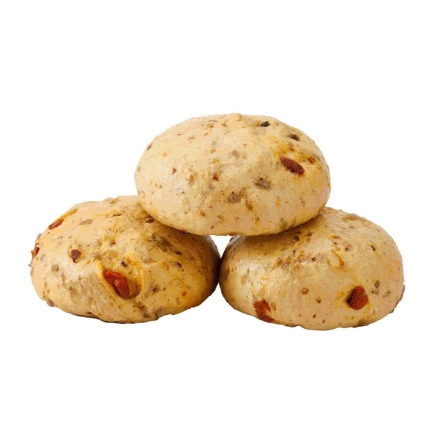 【福穀樂】養生堅果饅頭 1顆(全素 多穀雜糧 腰果饅頭 果乾饅頭 葵花多穀 亞麻仁籽 葡萄乾饅頭 獨立包裝 台灣製造)