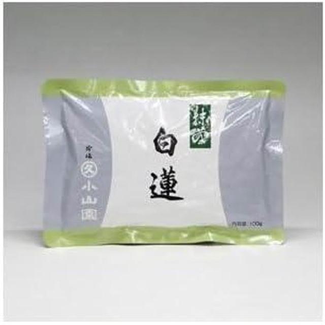 食品加工用抹茶に白蓮（びゃくれん）100g袋入り：丸久小山園 抹茶粉