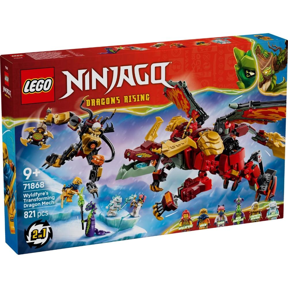 LEGO 樂高】高雄天利鄭姐｜樂高71868 野火的變形猛龍機械人Ninjago