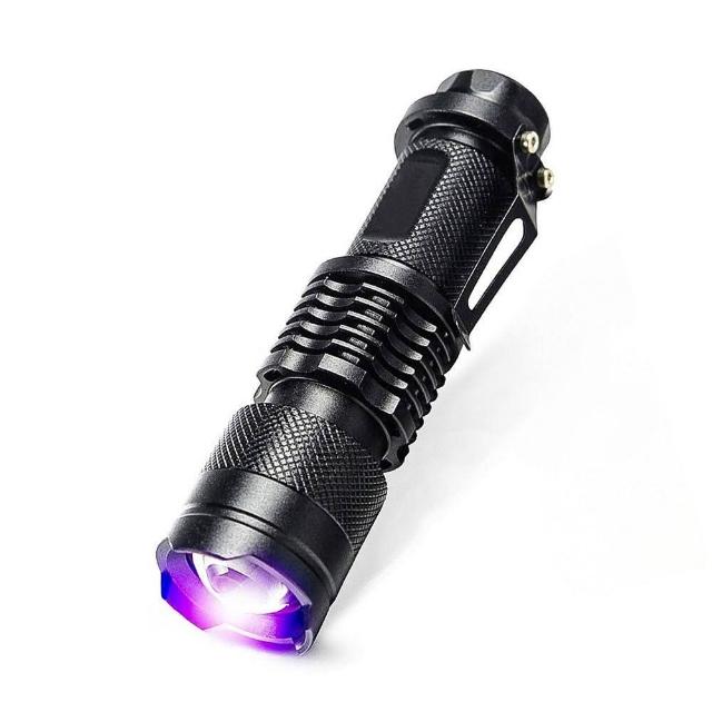 紫外線手電筒 紫光395nm 365nm 驗鈔筆 365nm紫外線手電筒 uv 固化燈 uv固化膠 紫外線手電筒