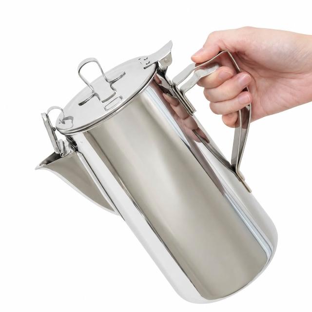 日本玉虎堂製作所】 18-8不銹鋼水壺復古冷水壺喫茶昭和風水壺1.8L