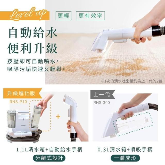 IRIS】自動給水織物清潔機RNS-P10 強力去汙/布製品/車用/清洗機
