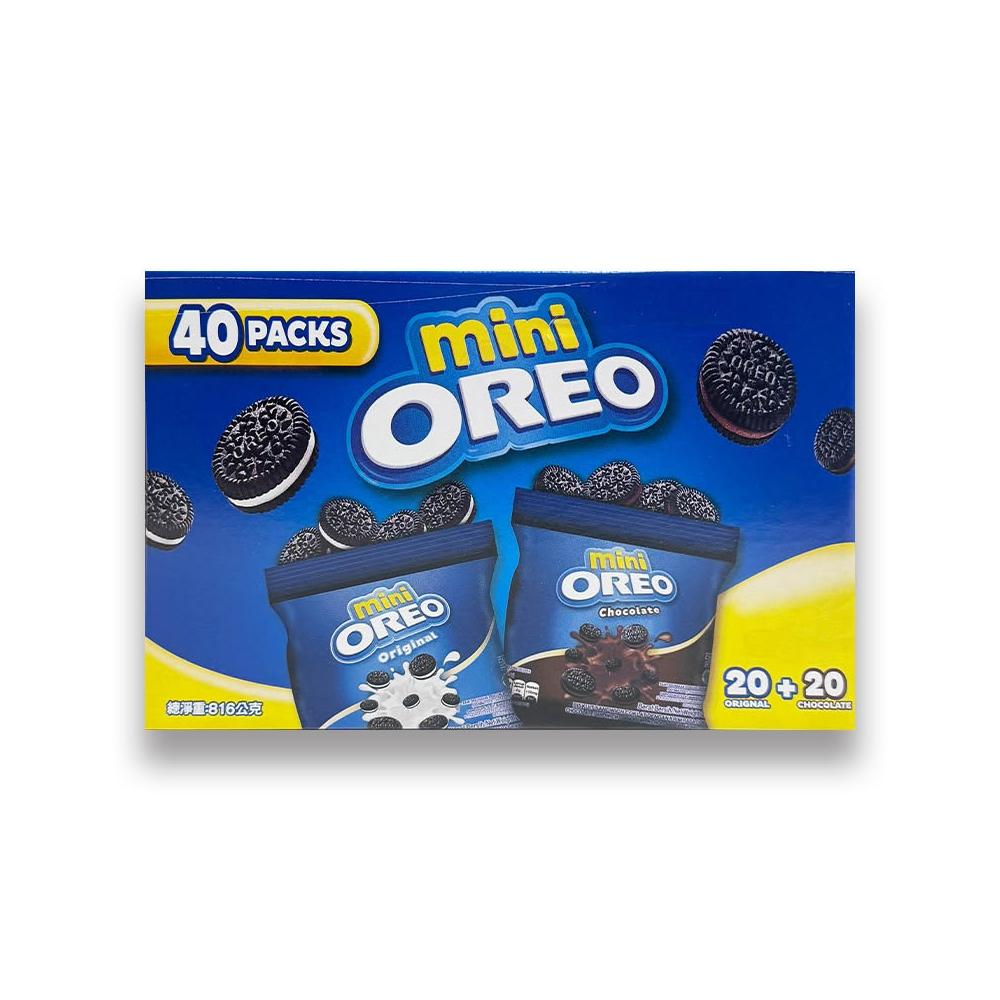 【OREO 奧利奧】迷你巧克力夾心餅乾分享組（40入）
